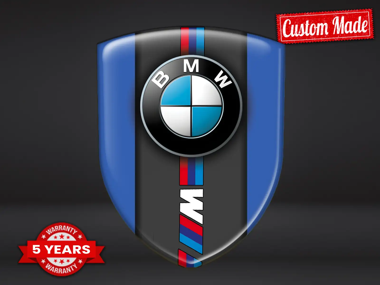 BMW Logosticker Edition Minimal Anpassbar Gedruckt